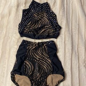 Custom two piece dance costume